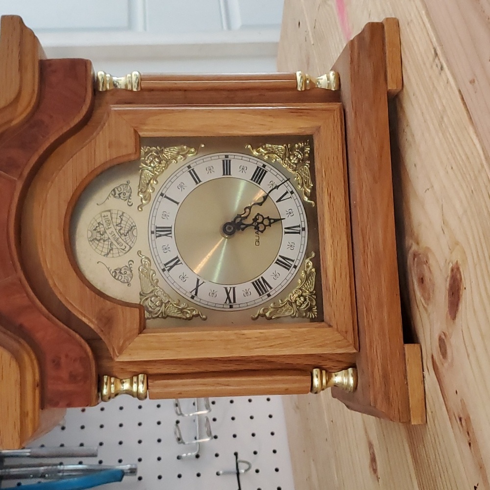 Tempus Fugit Westminster Quartz Chime Mantle Clock